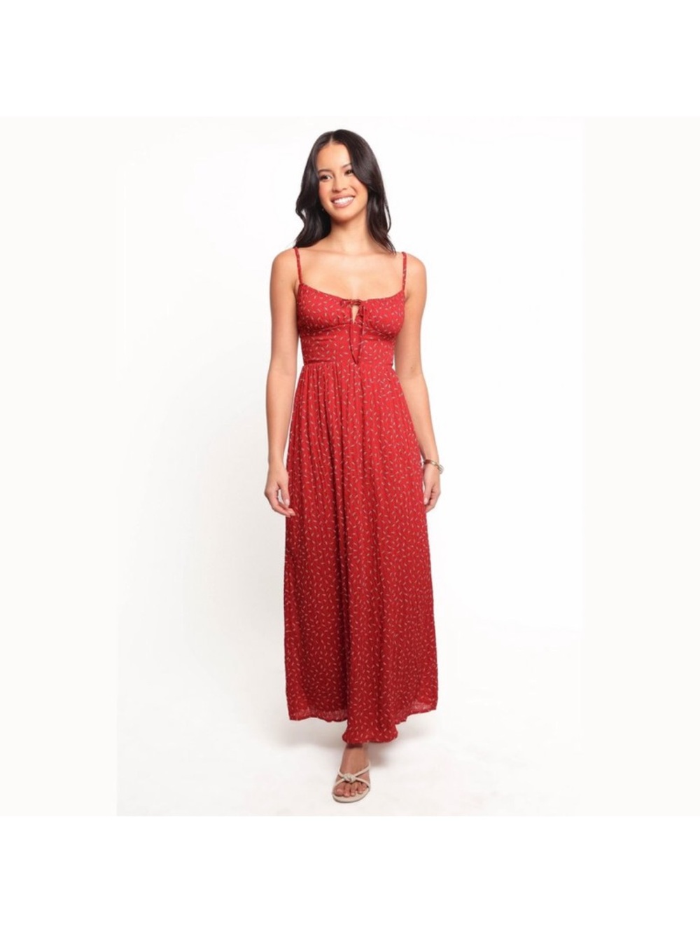 Petal and Pup Ariadine midi dress in Red Size Small NWT